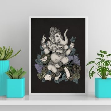 Quadro Místico Ganesha