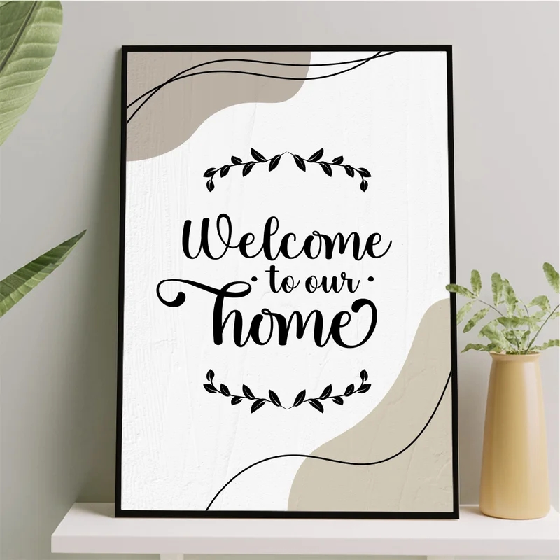 Quadro Welcome To Our Home - Quadros Online