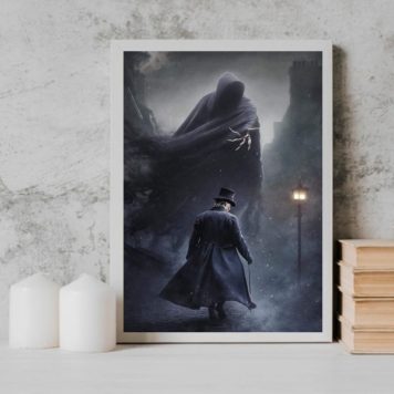 Quadro Decorativo Exú Capa Preta