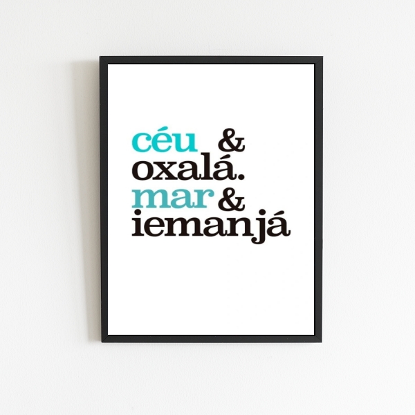 Quadro Oxalá E Iemanjá