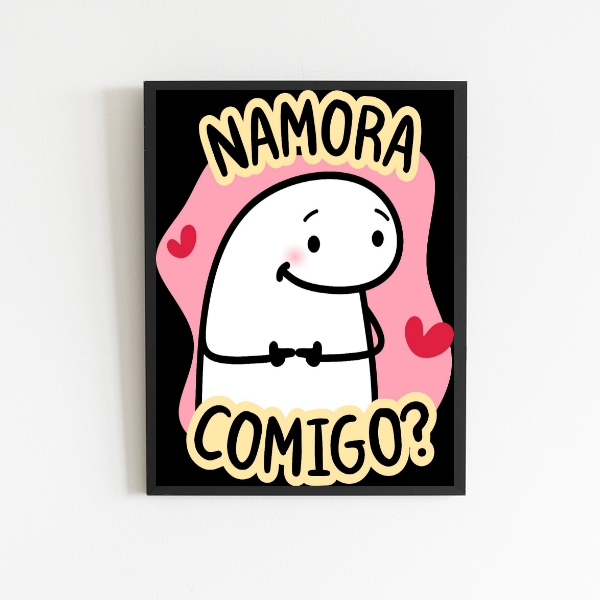 Quadro Pedido Namoro Namora Comigo?