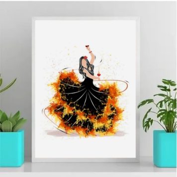 Quadro Decorativo Umbandista Cigana