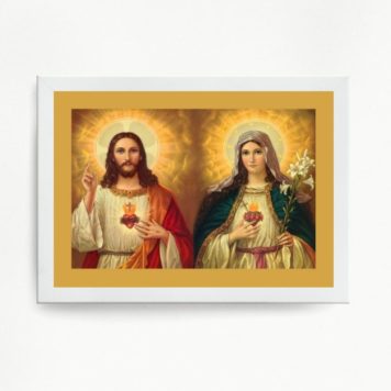 Quadro Decorativo Jesus e Maria
