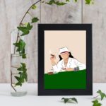 Quadro Maria Navalha Jogando Baralho