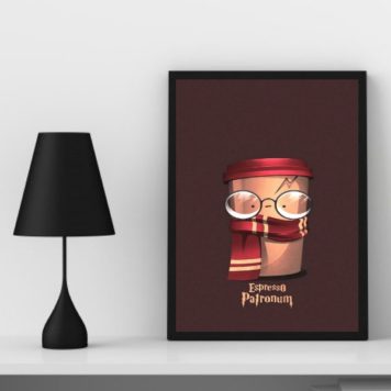 Quadro Geek Café Espresso Patronum