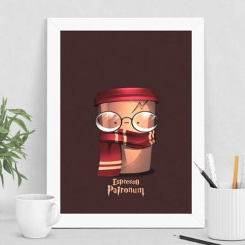 Quadro Geek Café Espresso Patronum