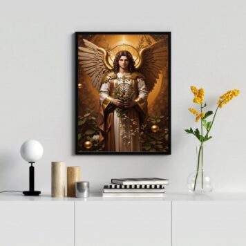 Quadro Decorativo Sacro Arcanjo Uriel