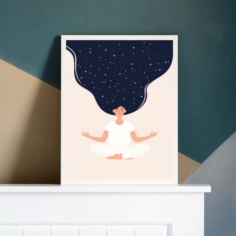 Quadro Decorativo Arte Meditação