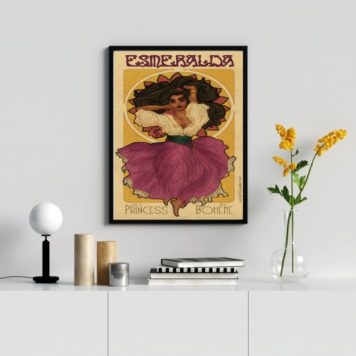 Quadro Decorativo Cigana Esmeralda Poster