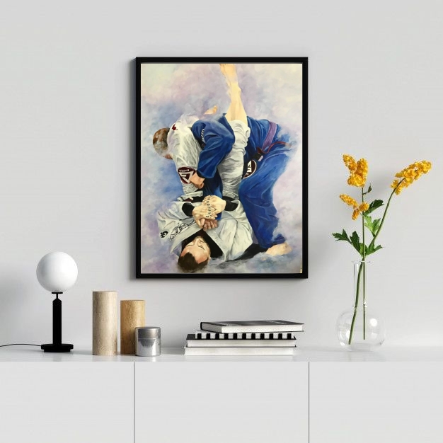 Quadro Decorativo Jiu Jitsu