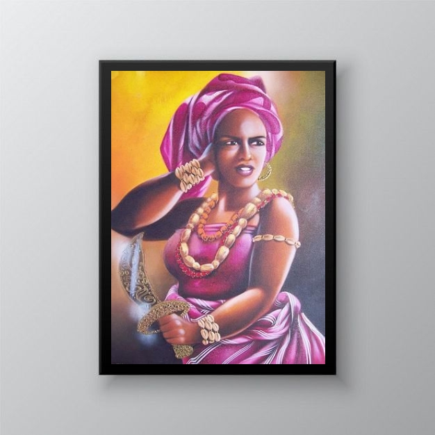 Quadro Umbanda Orixá Obá