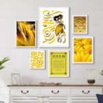 Composição Quadros Decorativos Oxum Amarelo