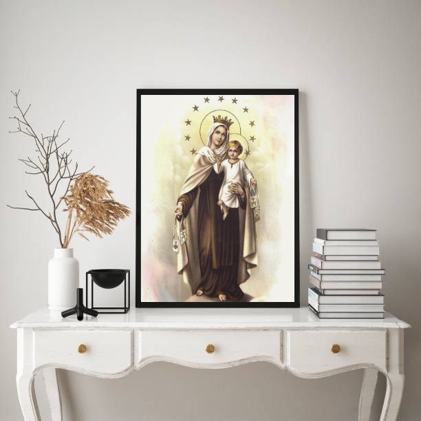 Quadro Decorativo Nossa Senhora Do Carmo