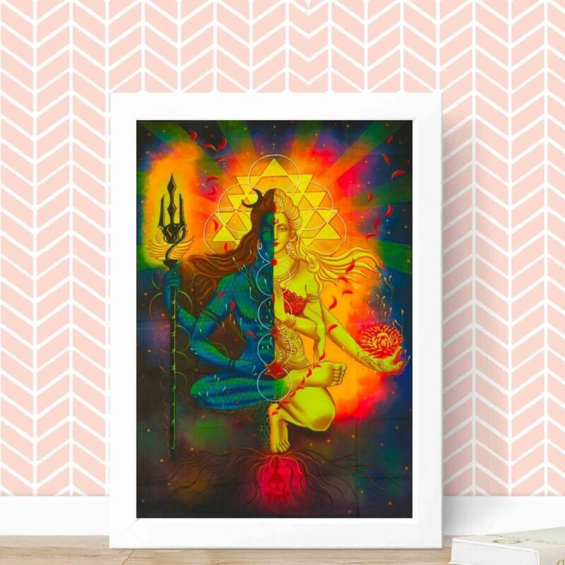 Quadro Decorativo shiva e shakti