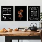 Composição De 3 Quadros Para Cantinho Churrasco