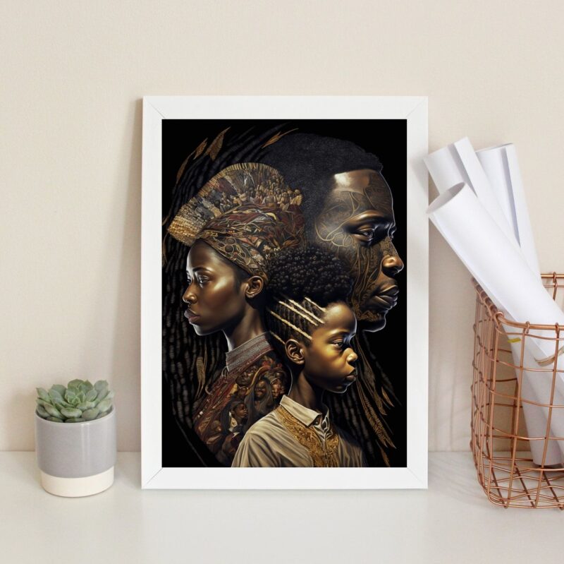 Quadro Decorativo Africanos