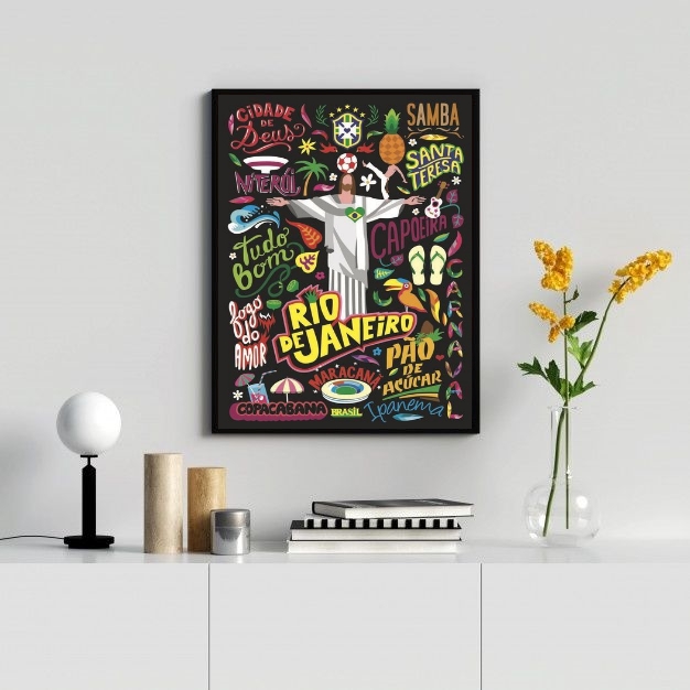 Quadro Decorativo Poster Rio De Janeiro