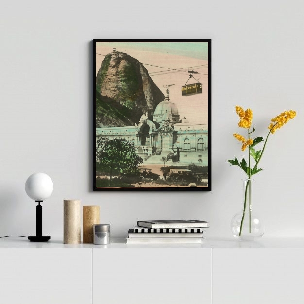 Quadro Fotografia Antiga Rio De Janeiro- Pão De Açucar