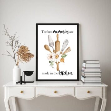 Quadro Decorativo Cozinha Melhores Memórias