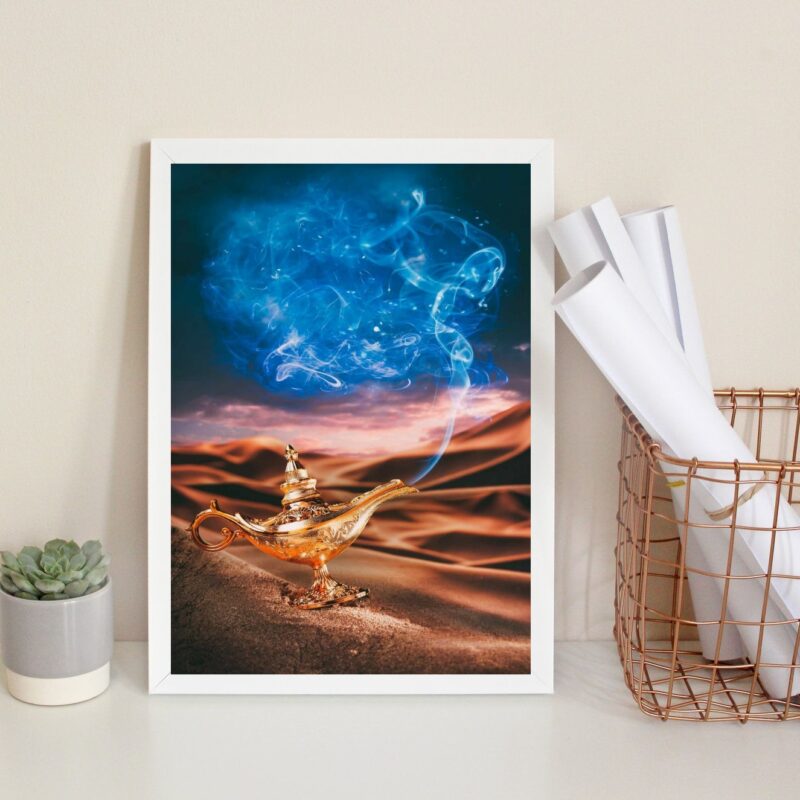 Quadro Decorativo Lâmpada Mágica