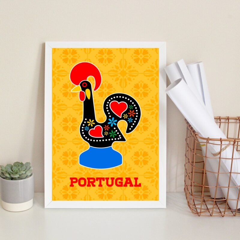 Quadro Decorativo Galo Barcelos- Portugal