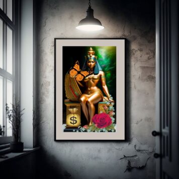 Quadro Arquétipo Cleópatra- 60x48 Cm