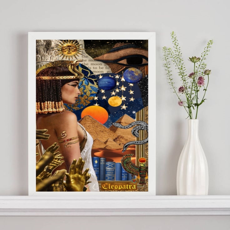 Quadro Decorativo Arquétipo Da Cleópatra