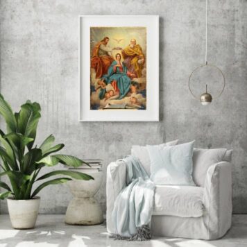 Quadro Decorativo Assunção De Nossa Senhora- 60x48 Cm