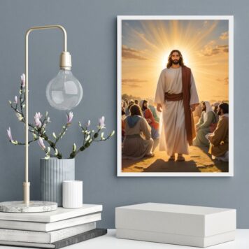 Quadro Decorativo Jesus Iluminado