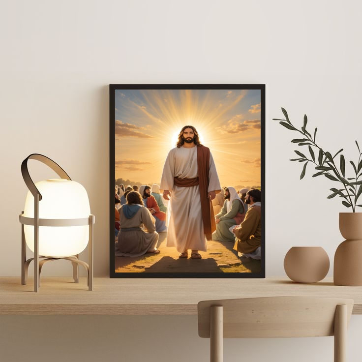 Quadro Decorativo Jesus Iluminado
