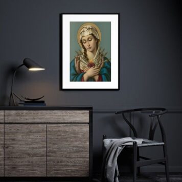 Quadro Decorativo Nossa Senhora Das Dores- 60x48 Cm