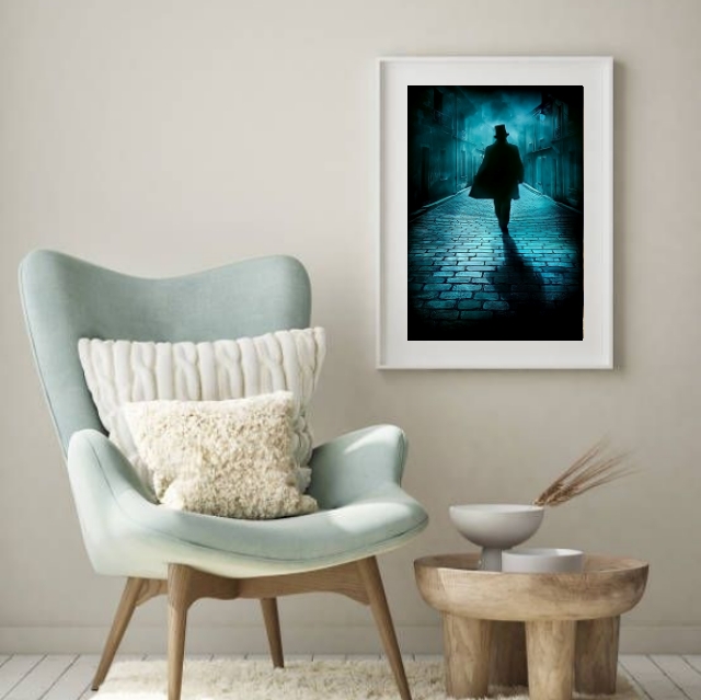 Quadro Senhor Tranca Rua Das Almas- 60x48 Cm