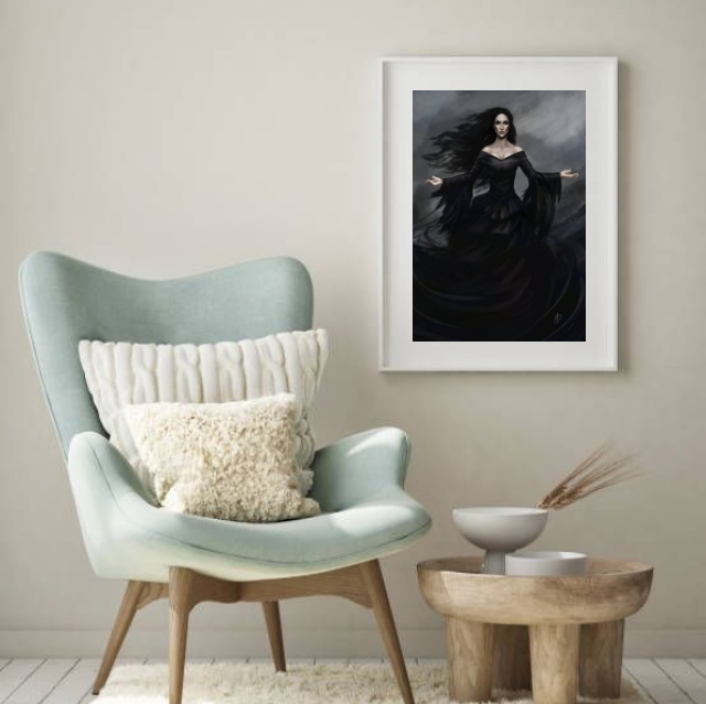 Quadro Umbanda Maria Mulambo- 60x48 Cm