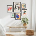 Conjunto 6 Quadros Papiers Découpés Matisse