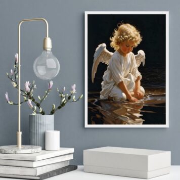 Quadro Decorativo Anjo Criança