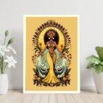 Quadro Decorativo Oxum - Rainha Água Doce 60x48 Cm