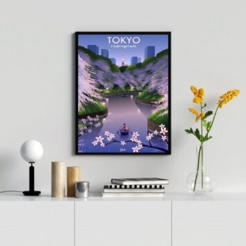 Quadro Decorativo Poster Tokyo B