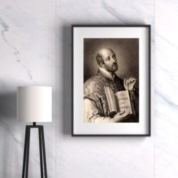 Quadro Santo Inácio De Loyola- 60x48 Cm