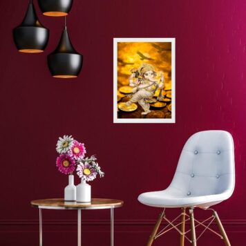Quadro Arquétipo Ganesha Ouro B