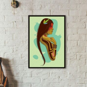 Quadro Decorativo Cabocla Jupira B