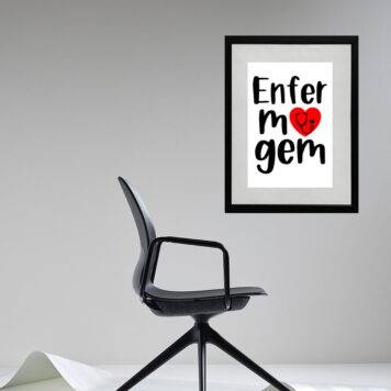 Quadro Enfermagem - 60x48 Cm B