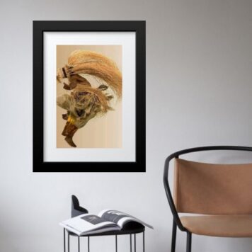 Quadro Fotografia Orixá Obaluaê - 60x48 Cm