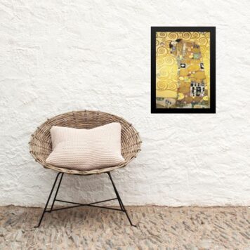 Quadro Gustavo Klimt - O Abraço B