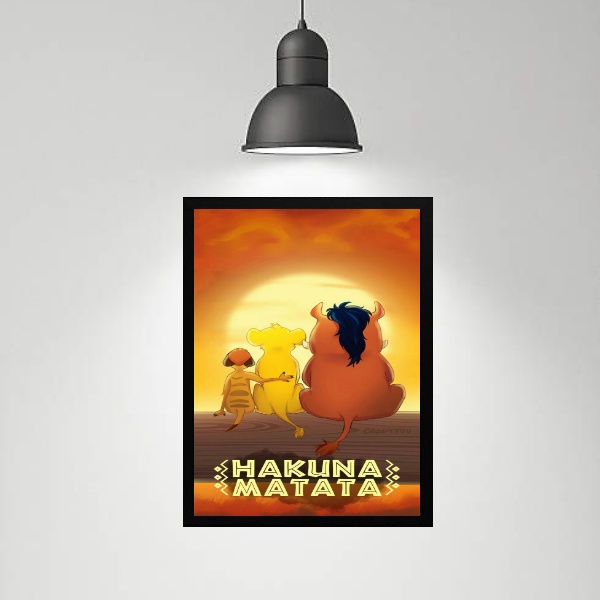 Quadro Hakuna Matata - Amigos