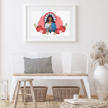 Quadro Horizontal Santa Sara - 60x48 Cm B