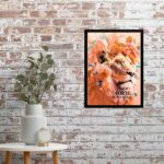 Quadro Leoa - Seja Forte e Corajosa