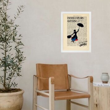 Quadro Mary Poppins Vintage B