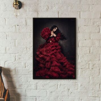 Quadro Umbanda Pomba Gira Sete Saias B