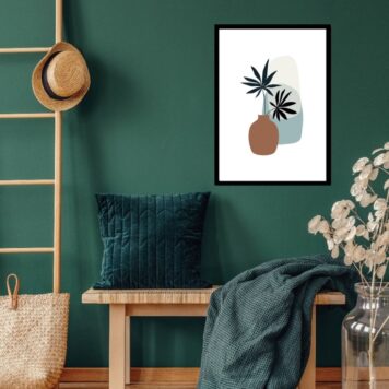 Quadro Vaso Escandinavo - 60x48 Cm B