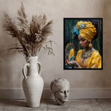 Quadro Decorativo Oxum- Espelho